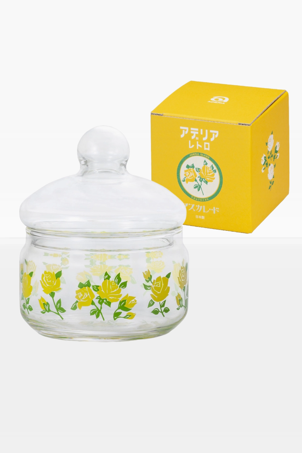 Japanese Retro Floral Jar