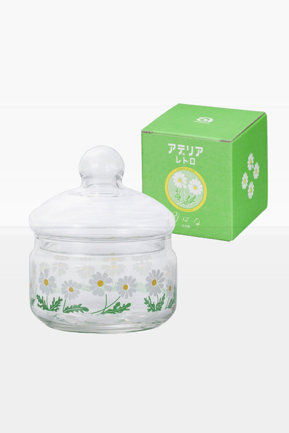 Japanese Retro Floral Jar