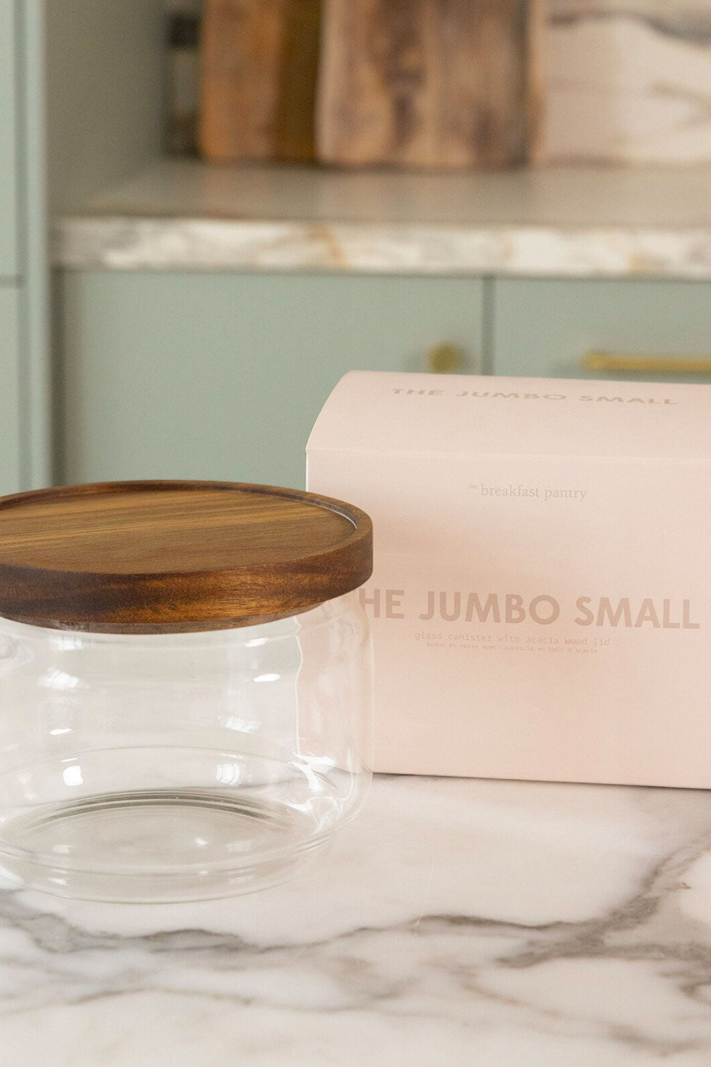 Jumbo Small Glass Canister