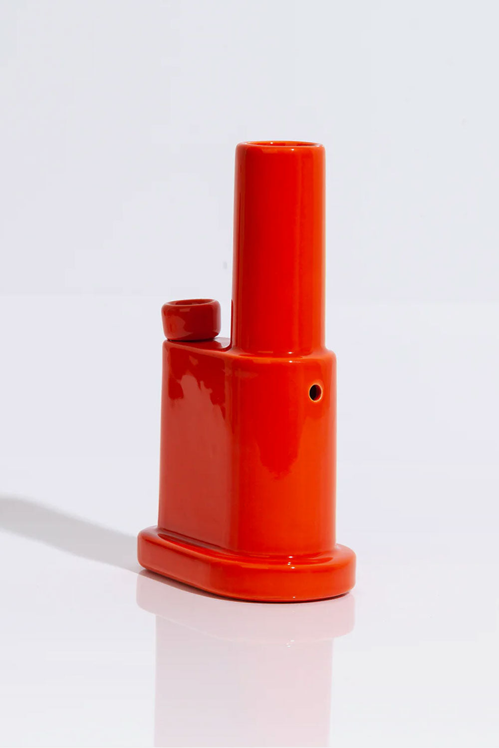 SB001 RED CERAMIC BONG // WATER PIPE