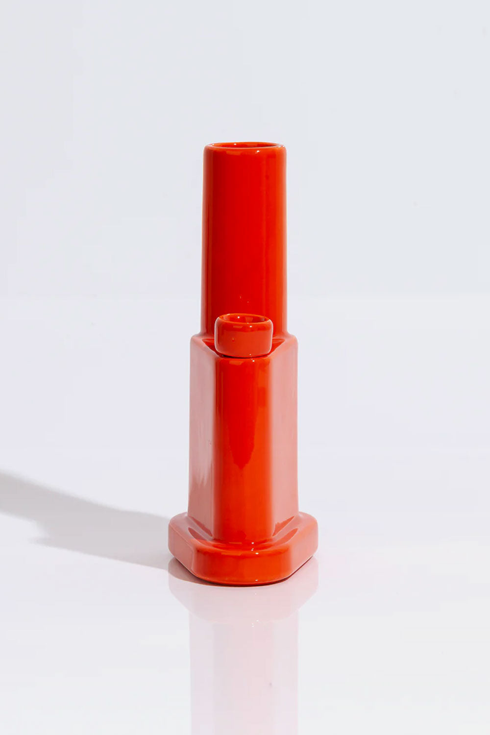SB001 RED CERAMIC BONG // WATER PIPE