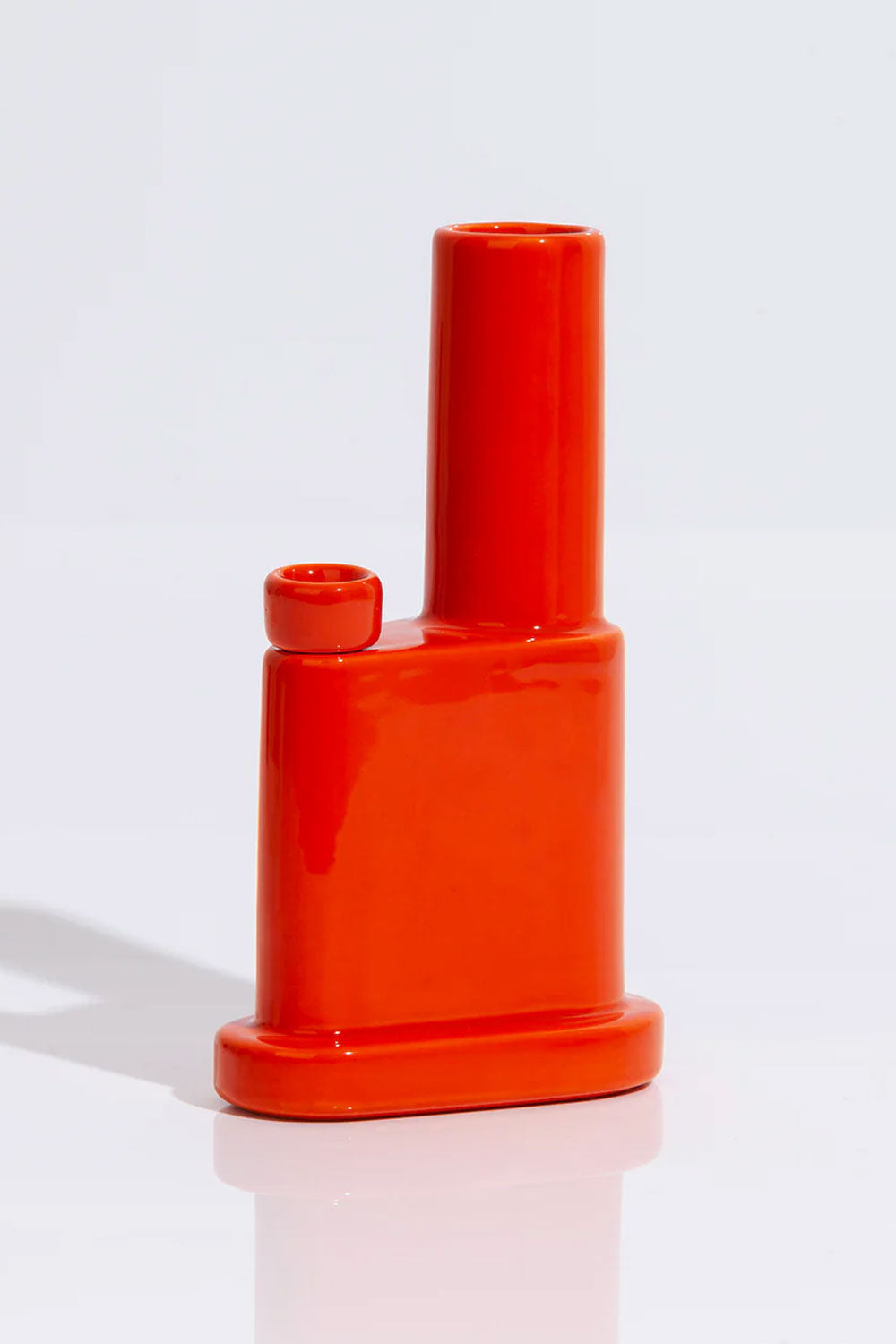 SB001 RED CERAMIC BONG // WATER PIPE
