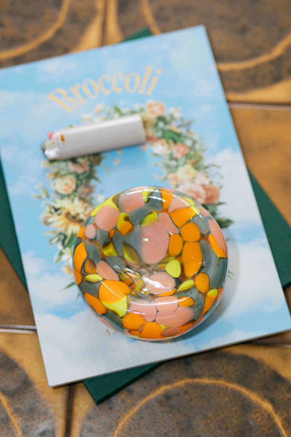 Rainbow Bubble Bowl Ashtray