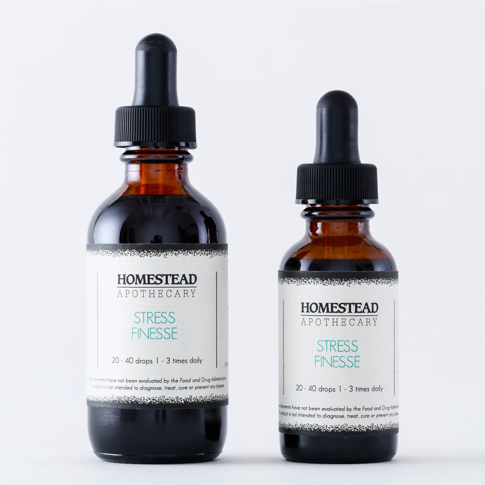 homestead apothecary stress finesse tincture relaxing stress relief