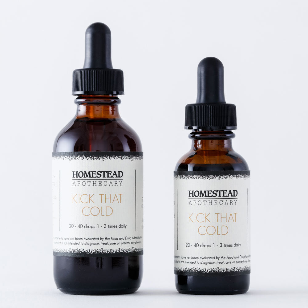 homestead apothecary kick that cold tincture immunity cold relief