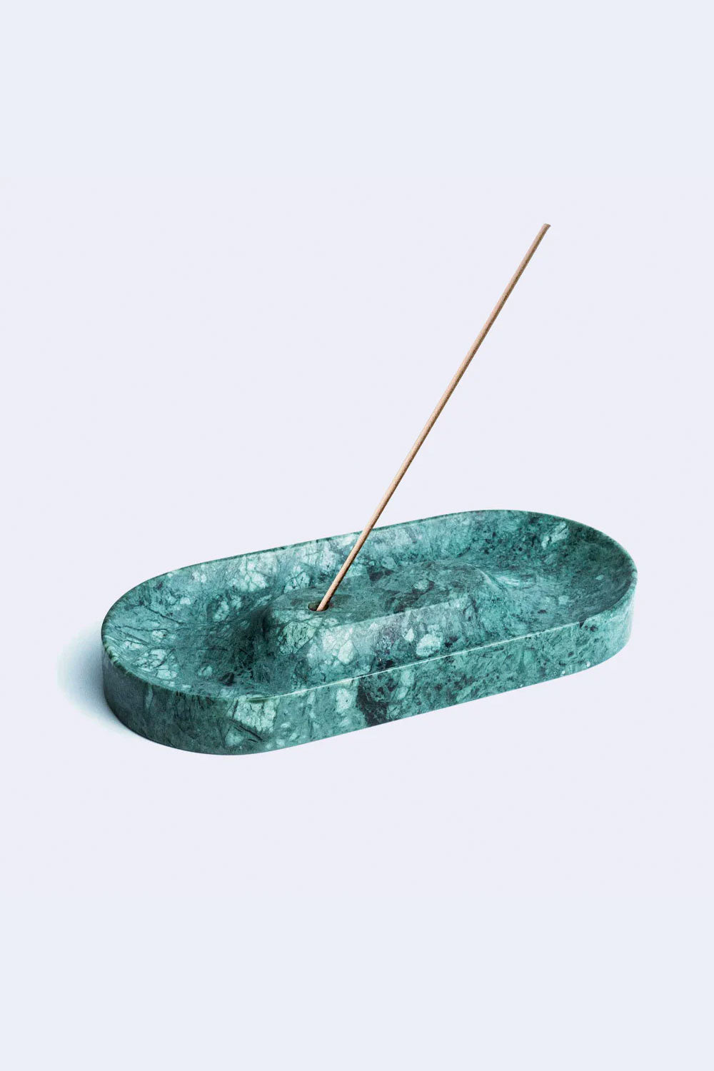 Full Length Emerald Marble Incense Burner & Holder
