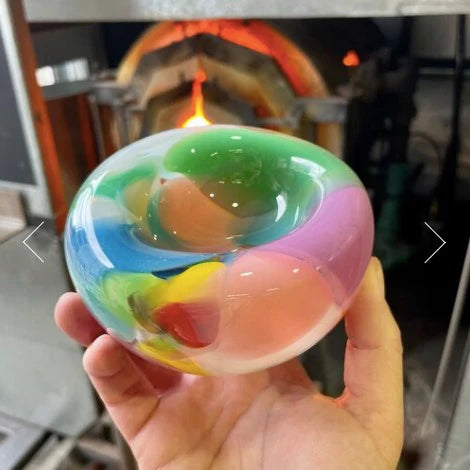 Rainbow Bubble Bowl Ashtray