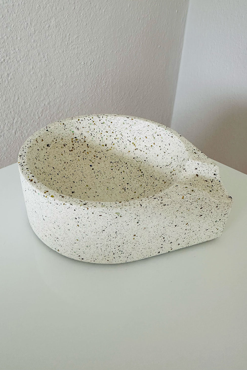 Concrete Terrazzo Cigar Ashtray & Burn Bowl