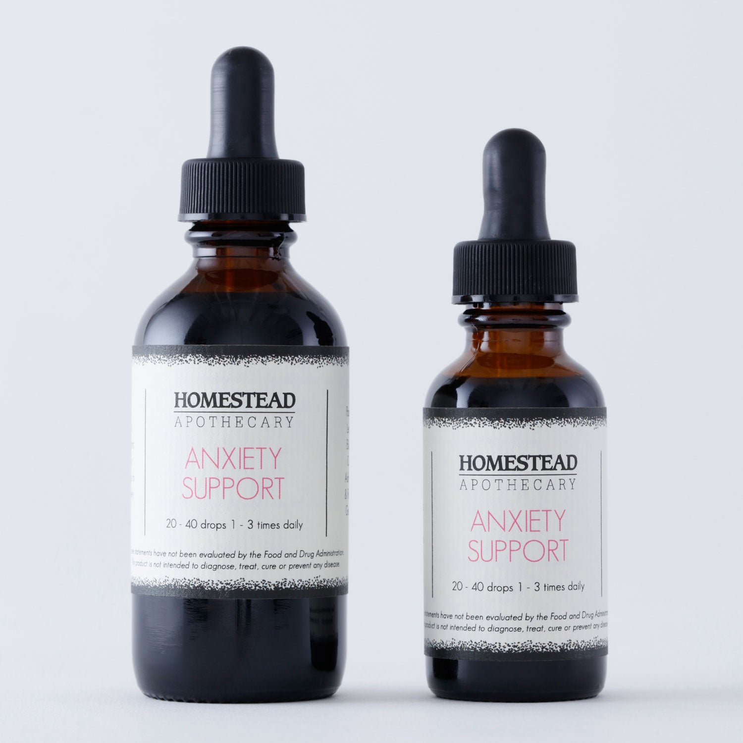 Anxiety Support Tincture by Homestead Apothecary detoxifying energy boosting