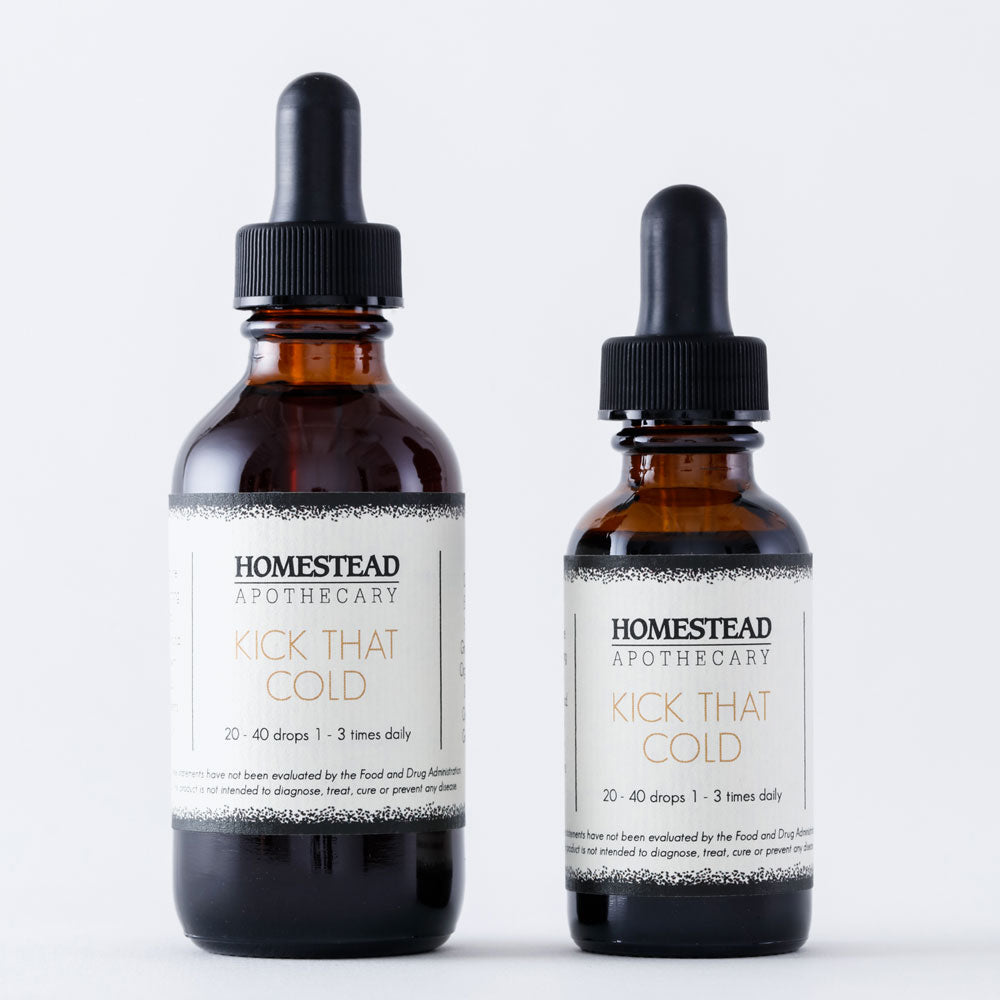 homestead apothecary kick that cold tincture immunity cold relief 